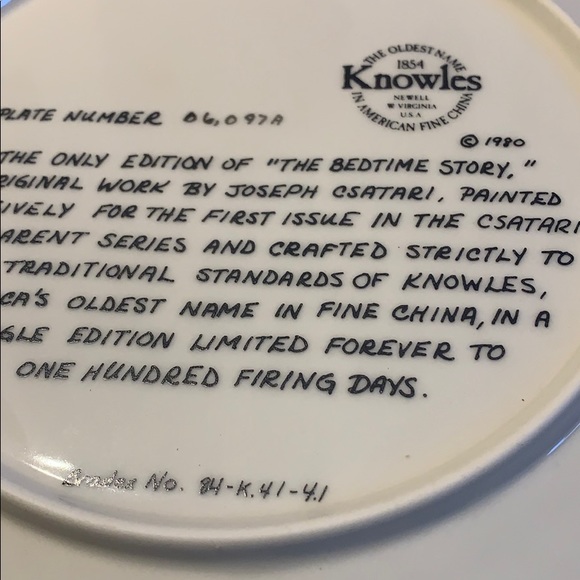 Knowles collectible Plate - Picture 2 of 4